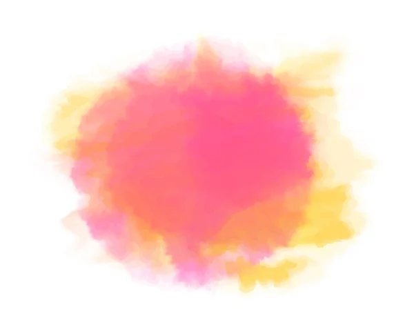 Soleil aquarelle, isolé sur fond blanc. Illustration vectorielle . — Image vectorielle