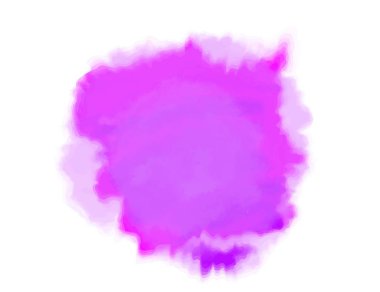 Sulu boya spot, izole beyaz arka plan üzerinde. Doku eleman. Vektör çizim.