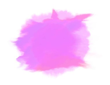 Sulu boya spot, izole beyaz arka plan üzerinde. Doku eleman. Vektör çizim.