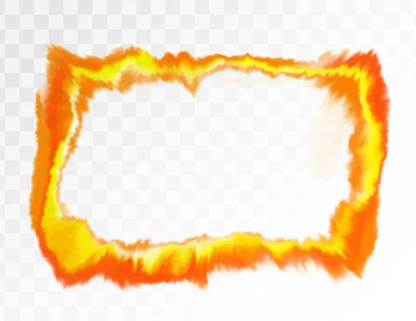 Желтая и оранжевая акварель художественное пятно с пространством в середине. Векторная иллюстрация, изолированная на прозрачном фоне . — стоковый вектор