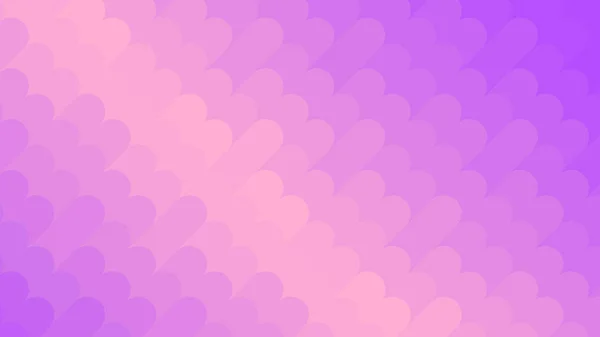 Astratto sfondo viola e pesca al neon. Luminoso motivo geometrico. Mosaico. Illustrazione astratta del vettore, orizzontale . — Vettoriale Stock