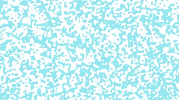Abstraktní animace morfujících modrých tvarů na bílém pozadí. Bezešvé smyčka animované pozadí, tapety. — Stock video
