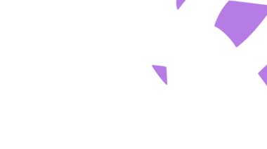 Beyaz arkaplanda mavi şekil değiştiren soyut animasyonlar. Kusursuz döngü canlandırmalı arkaplan, duvar kağıdı.