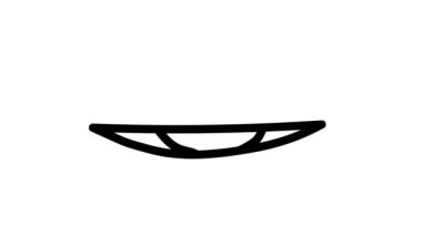 Beyaz arkaplanda çizgiler çizilmiş basit bir insan gözü canlandırması.