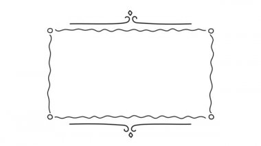 Beyaz arkaplanda çizgiler çizilmiş basit döngülü canlandırma çerçevesi.
