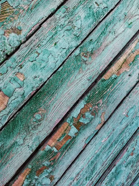 Grön Peeling Färg Trä Vacker Bakgrund Den Naturliga Trästrukturen Bakgrund — Stockfoto