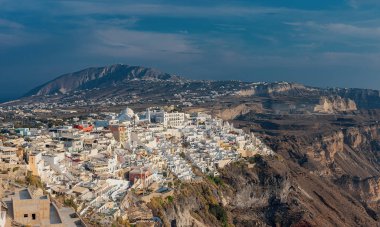 Denizde Teras - Thira Köyü - Ege Denizi - Santorini Adası