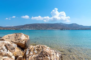 Marcello Sahili - Cyclades Adası - Ege Denizi - Parikia (Parikia) Paros - Yunanistan