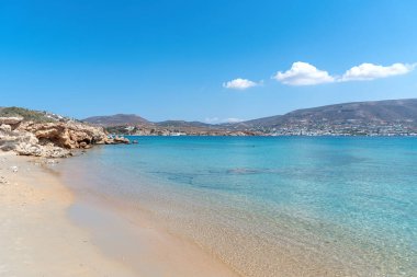 Marcello Sahili - Cyclades Adası - Ege Denizi - Parikia (Parikia) Paros - Yunanistan