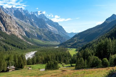Val Veny - Courmayeur - Valle d 'Aosta - İtalya