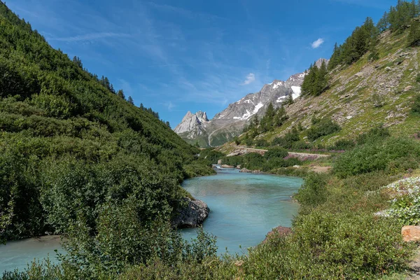 View Val Veny Courmayeur Valle Aosta Italy — Stock Photo, Image