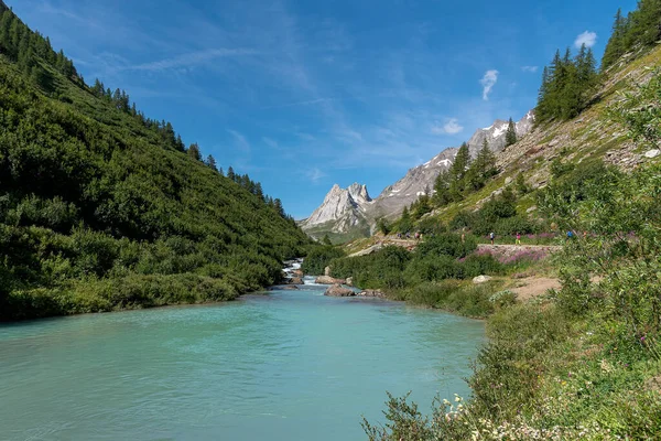 Veduta Della Val Veny Courmayeur Valle Aosta Italia — Foto Stock