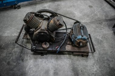 kasnak elektrikli hava kompresörü