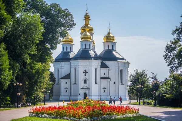 Катерининська Церква Чернігові — стокове фото