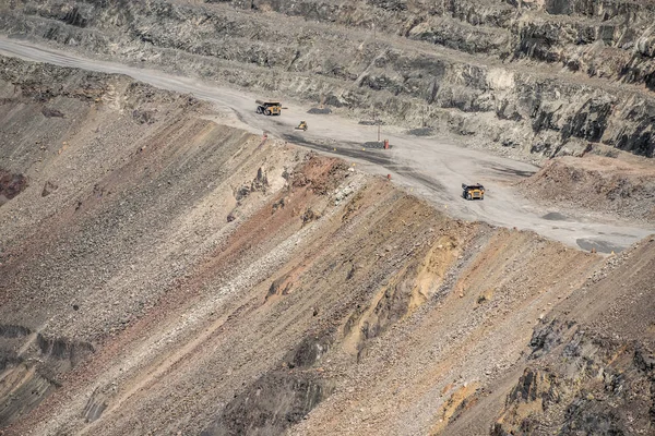 Těžba Železné Rudy Obrovské Lomu — Stock fotografie