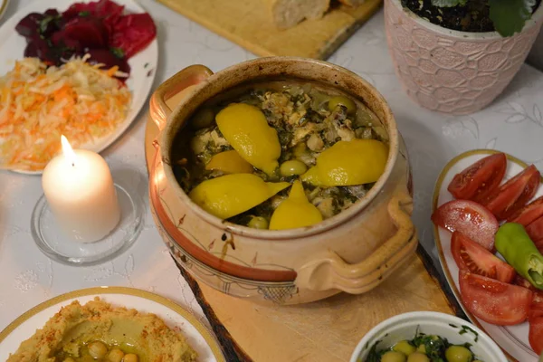 Cena Marocchina Mosca — Foto Stock