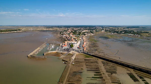 Vista Aérea Del Punto Chapus Charente Maritime — Foto de Stock
