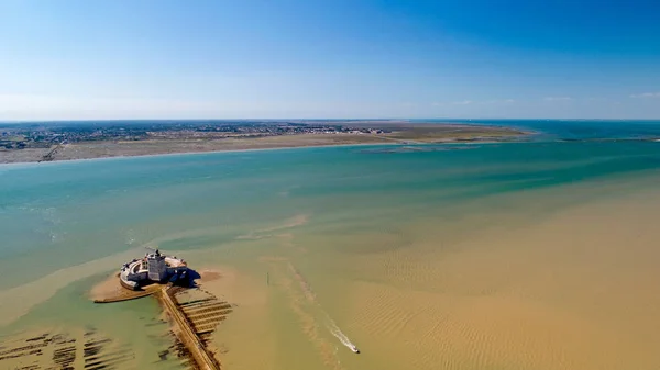Aerial Photography Fort Louvois Oleron Island Charente Maritime — Stock Photo, Image