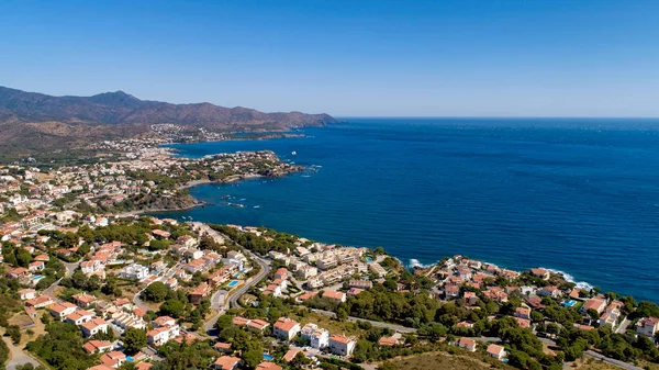 Luftaufnahme von Llanca in Katalonien, Spanien — Stockfoto