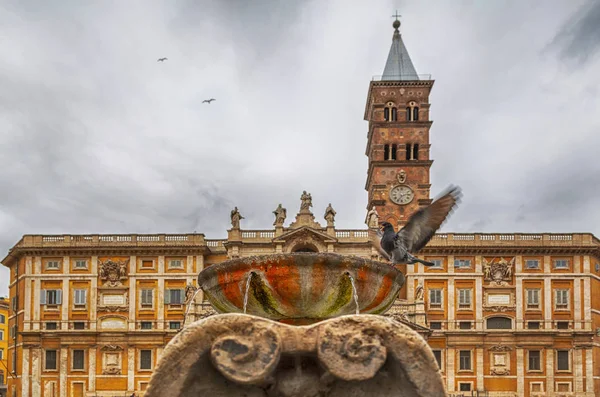 Bazilika Santa Maria Maggiore Roma İtalya — Stok fotoğraf