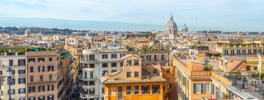 Roma şehir manzarası İspanyol Merdivenlerinden