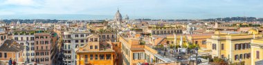 Roma şehir manzarası İspanyol Merdivenlerinden