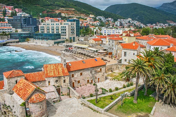 Alte stadt in budva montenegro — Stockfoto