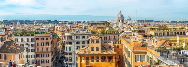 Рим Вид з іспанських сходів — стокове фото