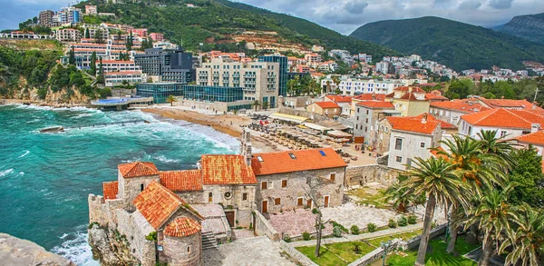 Cidade velha em Budva Montenegro — Fotografia de Stock