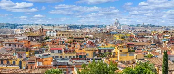 Rome city view from the Pincio Terrace — Stock Photo, Image