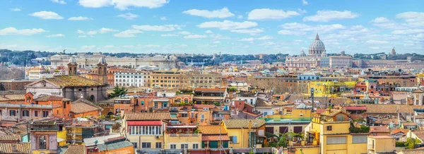 Vista de la ciudad de Roma desde la terraza Pincio — Foto de Stock