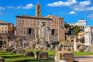 At Roman Forum, Roma, Italya