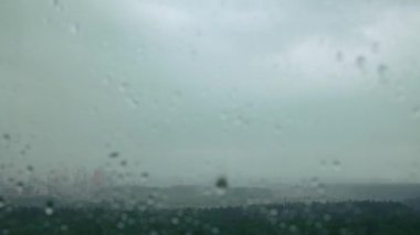 Şehir üzerinde kötü hava