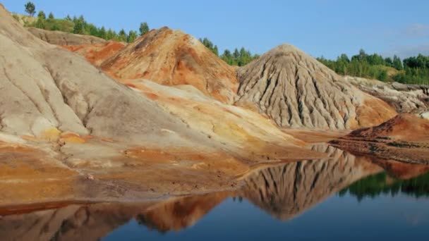 Un beau paysage vallonné sans vie — Video