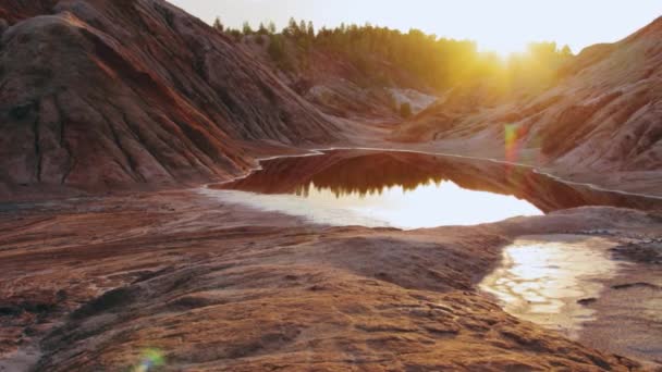 Un beau paysage vallonné sans vie — Video