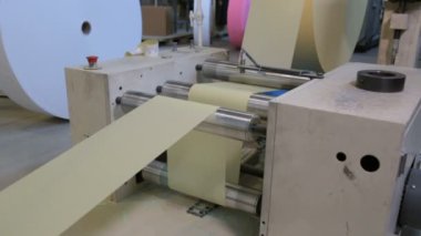 Kağıt fabrikasında.