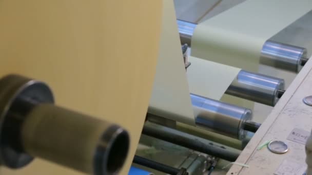 À l'usine de fabrication de papier — Video