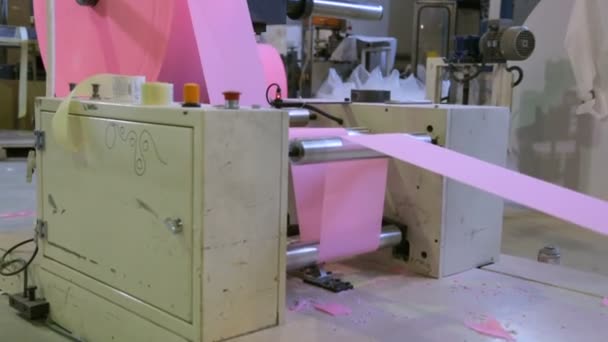 在造纸厂 — 图库视频影像
