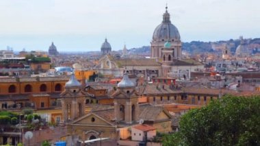 Pincio Terası 'ndan Roma şehir manzarası
