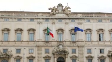 ROME, ITALY - Mart 2019 Quirinal Sarayı (Palazzo del Quirinale olarak bilinir))