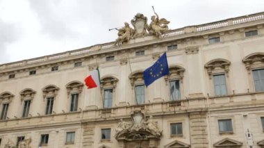 ROME, ITALY - Mart 2019 Quirinal Sarayı (Palazzo del Quirinale olarak bilinir))