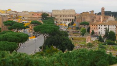 Kolezyum ve Roma Forumu, İtalya 'nın Roma manzarası