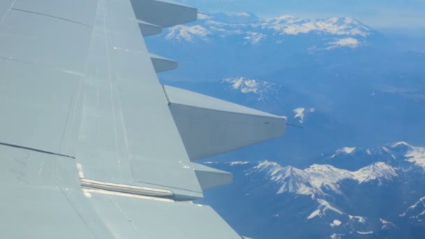 Volando sobre las montañas Apeninos, Italia — Vídeo de stock