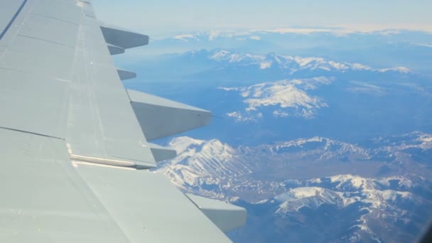 Flying over Apennine mountains, Italy — Stock Video