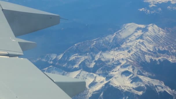 Létání nad Apeninskými horami, Itálie — Stock video