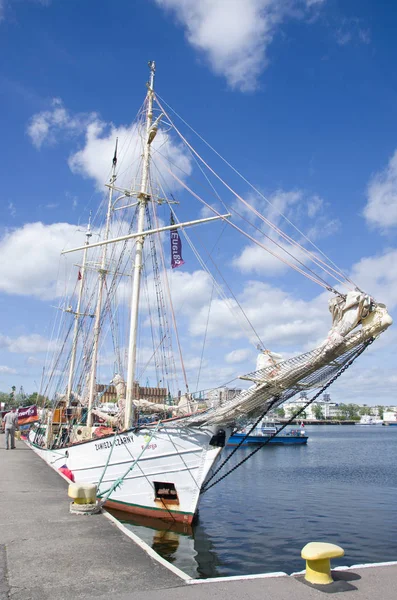 Gdynia Polen Juni 2017 Zeilschip Zawisza Czarny Haven Gdynia — Stockfoto