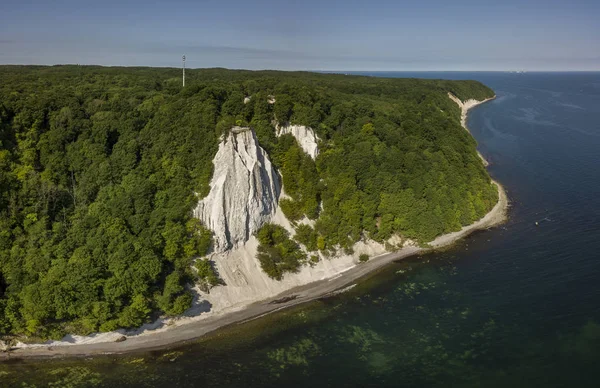 The Koenigsstuhl or Kings Chair, the best-known chalk cliff in the Jasmund National Park