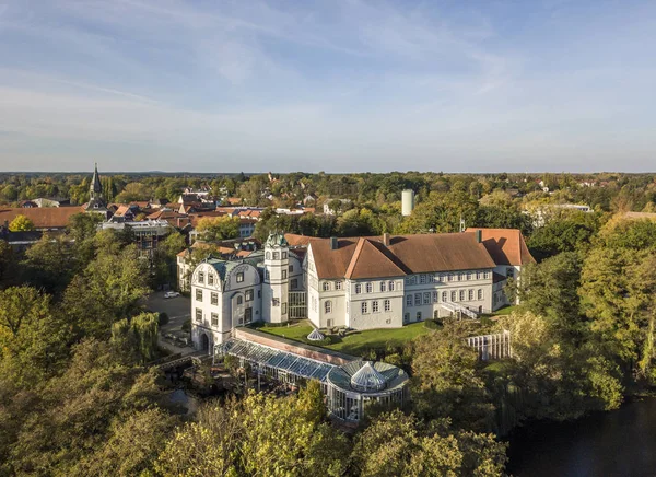 Sonbaharda Gifhorn kale havadan görünümü