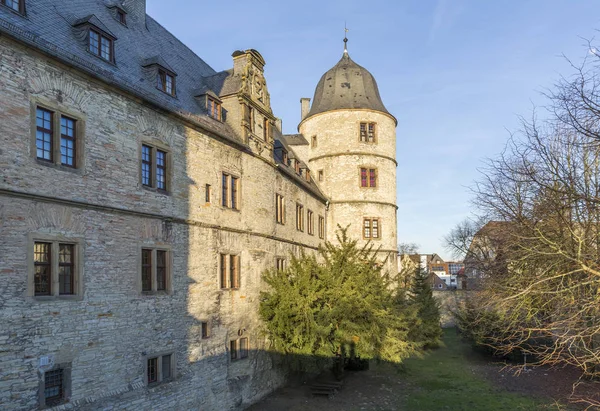 Wewelsburgském renesanční hrad slavný jako centrální Ss a Heinrich Himmler kult site — Stock fotografie