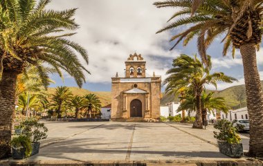 Church of Nuestra Senora de la Pena in Vega de Rio Palmas, Fuerteventura. clipart